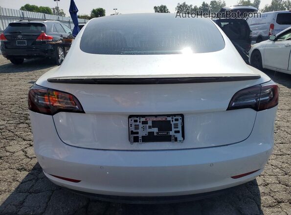 5YJ3E1EB4KF388532 2019 TESLA MODEL White უკანა ხედი