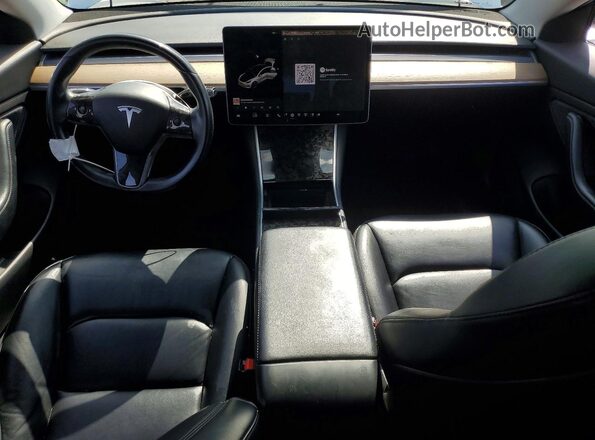 5YJ3E1EB4KF388532 2019 TESLA MODEL White წინა პანელის ხედი