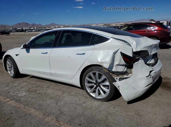 5YJ3E1EB4KF390412 2019 TESLA MODEL White Rear left