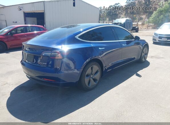 5YJ3E1EB4KF421478 2019 TESLA MODEL 3 Синий Задняя правая четверть