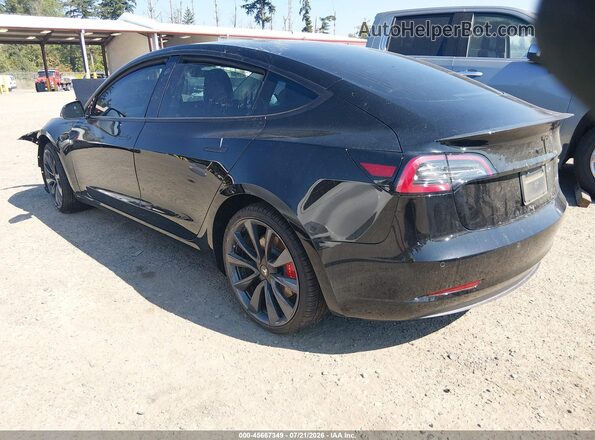 5YJ3E1EB4KF425675 2019 TESLA MODEL 3 Черный Задняя левая четверть