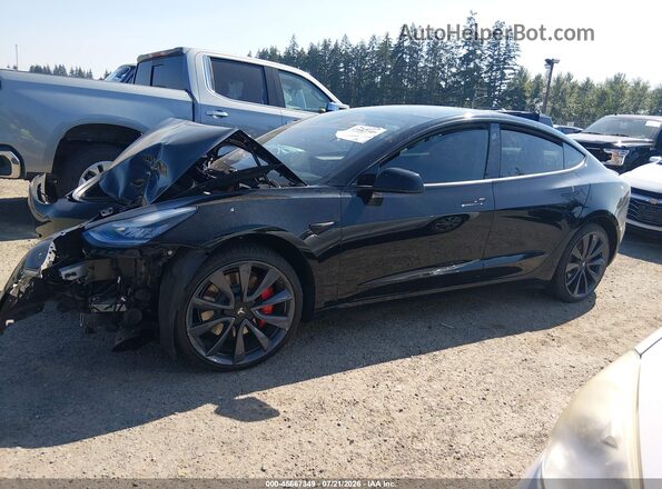 5YJ3E1EB4KF425675 2019 TESLA MODEL 3 Черный Вид задней части салона