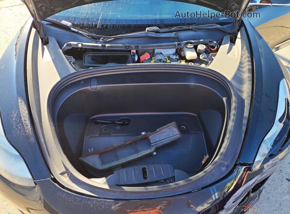 5YJ3E1EB4KF451368 2019 TESLA MODEL Black Rear interior view