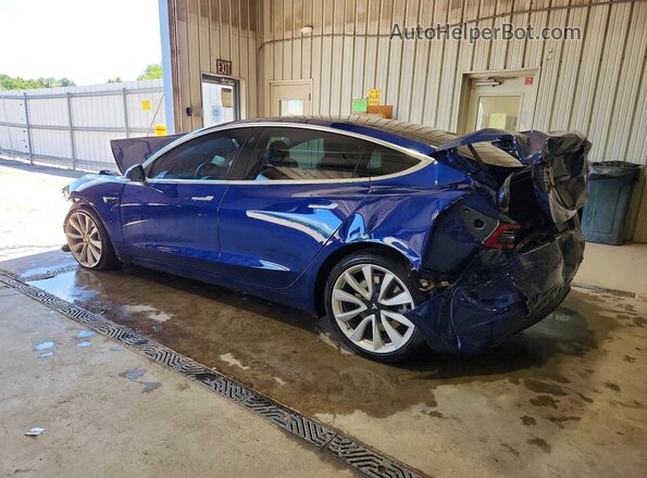 5YJ3E1EB4LF787488 2020 TESLA MODEL Синий Задняя левая четверть