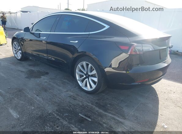 5YJ3E1EB4LF790827 2020 TESLA MODEL 3 Black უკანა მარცხენა