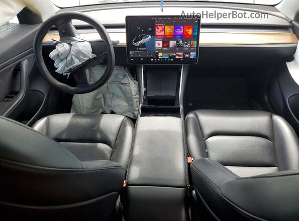 5YJ3E1EB4LF795638 2020 TESLA MODEL White Առջևի վահանակի տեսք