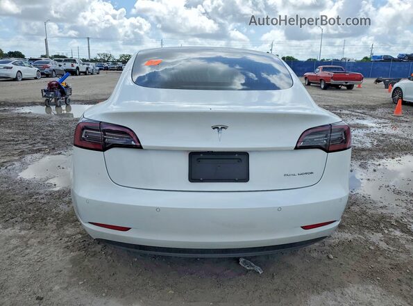 5YJ3E1EB4LF795638 2020 TESLA MODEL White Հետևի տեսք