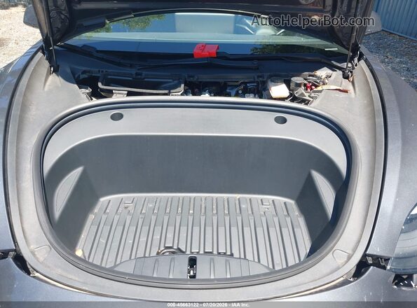 5YJ3E1EB4MF063236 2021 TESLA MODEL 3 Gray უკანა ხედი