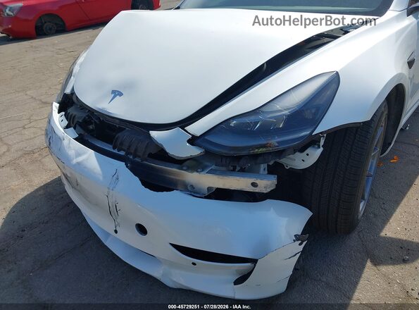 5YJ3E1EB4MF869609 2021 TESLA MODEL 3 Белый Вид спереди