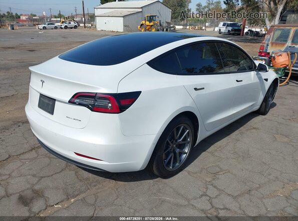 5YJ3E1EB4MF869609 2021 TESLA MODEL 3 Белый Задняя правая четверть