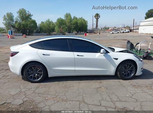 5YJ3E1EB4MF869609 2021 TESLA MODEL 3 Белый Вид щитка приборов