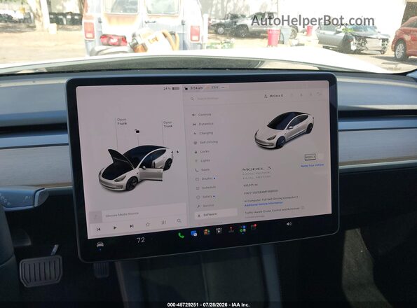 5YJ3E1EB4MF869609 2021 TESLA MODEL 3 Белый 