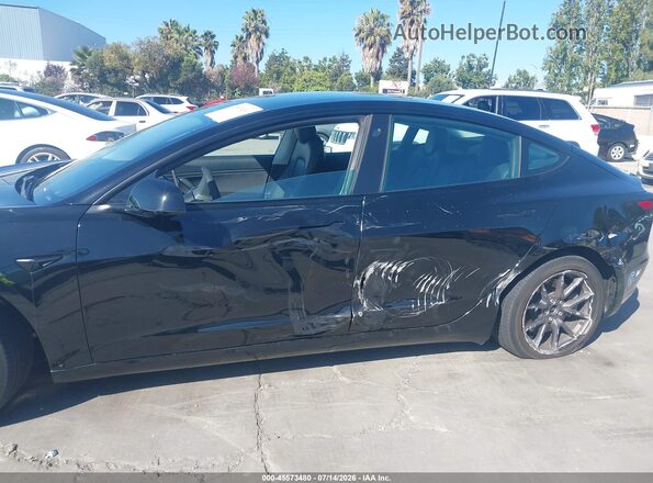 5YJ3E1EB4MF879525 2021 TESLA MODEL 3 Black წინა ხედი