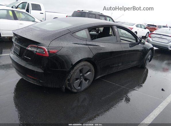 5YJ3E1EB4MF928349 2021 TESLA MODEL 3 Black Rear right