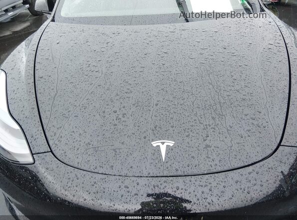 5YJ3E1EB4MF928349 2021 TESLA MODEL 3 Black Rear view