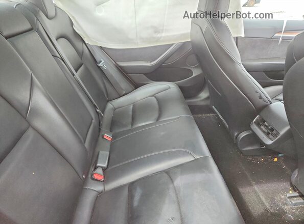 5YJ3E1EB4NF180509 2022 TESLA MODEL White Vista de los asientos traseros