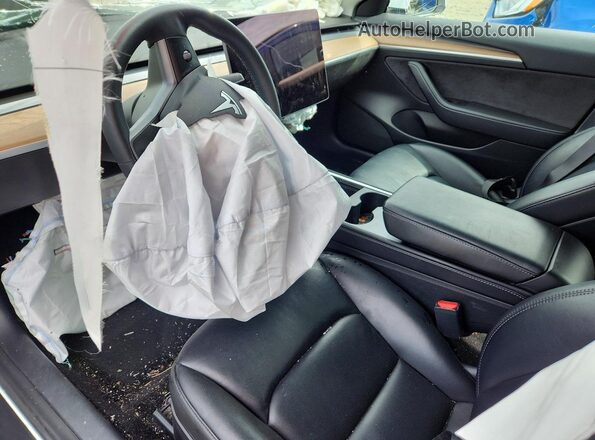 5YJ3E1EB4NF180509 2022 TESLA MODEL White Vista del salpicadero