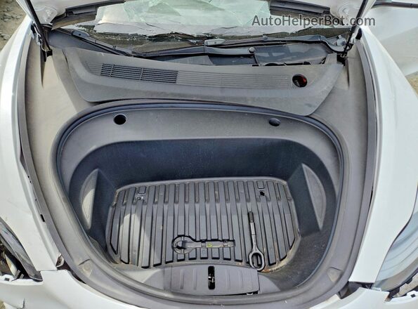 5YJ3E1EB4NF180509 2022 TESLA MODEL White Vista interior trasera