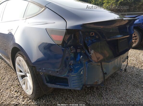 5YJ3E1EB4NF187086 2022 TESLA MODEL 3 Blue Вид спереду