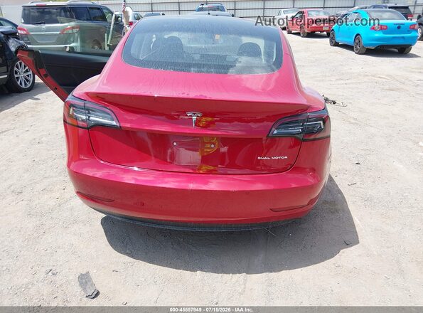 5YJ3E1EB4NF187976 2022 TESLA MODEL 3 Красный Панорамный вид салона 360°