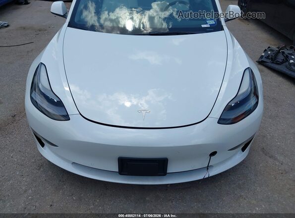 5YJ3E1EB4NF269044 2022 TESLA MODEL 3 White Front view