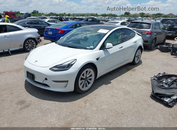 5YJ3E1EB4NF269044 2022 TESLA MODEL 3 White Front left
