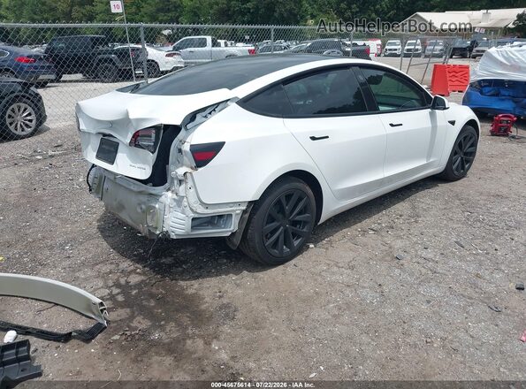 5YJ3E1EB4NF271019 2022 TESLA MODEL 3 Белый Задняя правая четверть