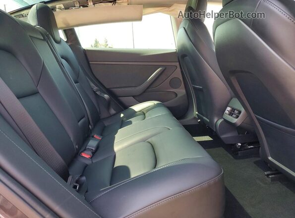 5YJ3E1EB4NF275975 2022 TESLA MODEL Gray Հետևի նստատեղերի տեսք