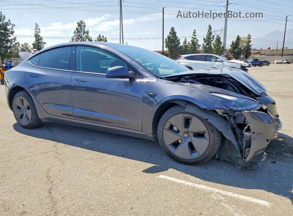 5YJ3E1EB4NF275975 2022 TESLA MODEL Gray Առջևի աջ