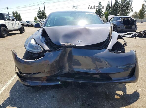 5YJ3E1EB4NF275975 2022 TESLA MODEL Gray Դիմացի տեսք