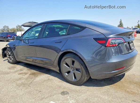 5YJ3E1EB4NF275975 2022 TESLA MODEL Gray Հետևի ձախ