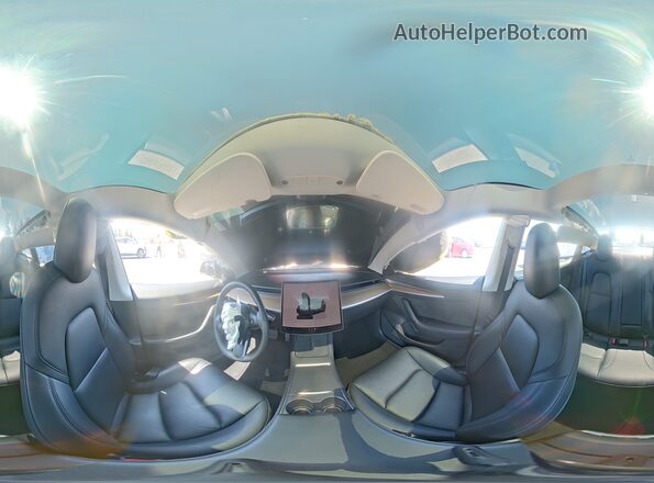 5YJ3E1EB4NF275975 2022 TESLA MODEL Gray Սալոնի 360 աստիճան տեսք