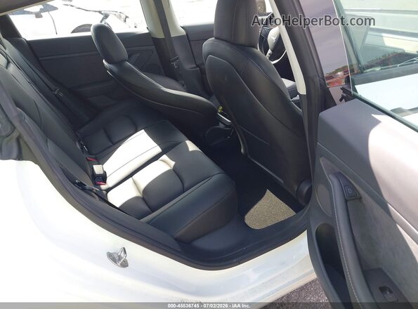 5YJ3E1EB4NF312698 2022 TESLA MODEL 3 White VIN կոդի պիտակի տեսք
