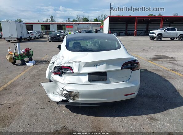 5YJ3E1EB4NF312698 2022 TESLA MODEL 3 White 