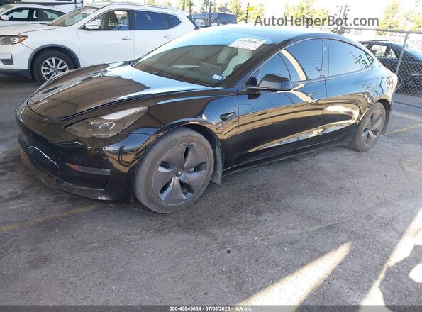 5YJ3E1EB4PF655367 2023 TESLA MODEL 3 Black Передня ліва чверть