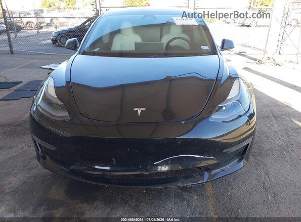 5YJ3E1EB4PF655367 2023 TESLA MODEL 3 Black Вид щитка приладів