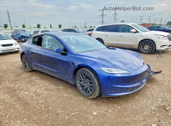 5YJ3E1EB4RF755066 2024 TESLA MODEL Blue Delantero derecho