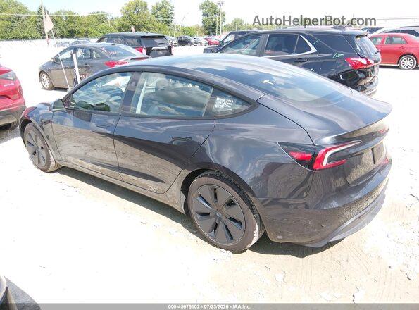 5YJ3E1EB4SF959890 2025 TESLA MODEL 3 Gray Tył lewy