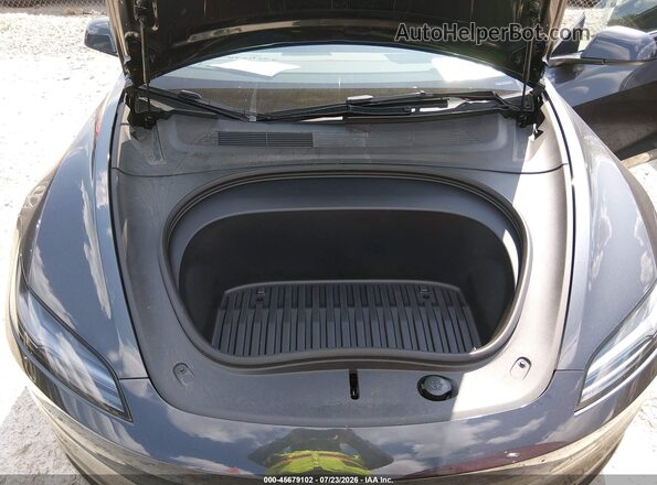 5YJ3E1EB4SF959890 2025 TESLA MODEL 3 Gray Widok z tyłu
