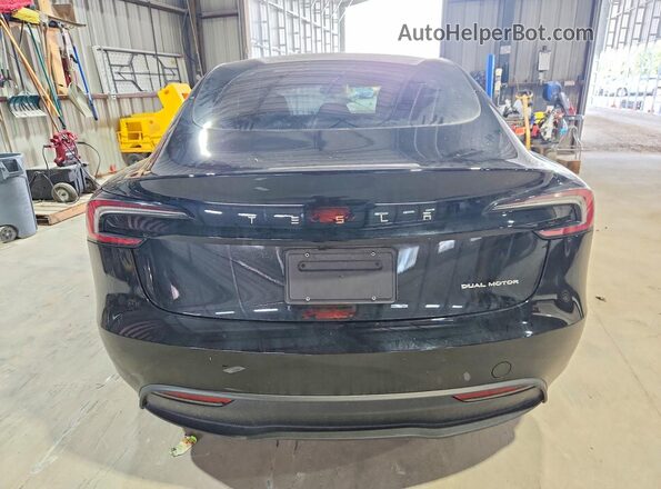 5YJ3E1EB4SF982294 2025 TESLA MODEL Черный Вид сзади
