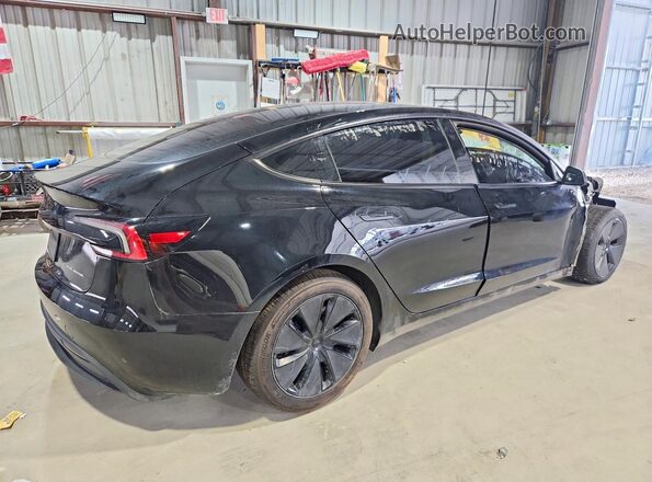 5YJ3E1EB4SF982294 2025 TESLA MODEL Черный Задняя правая четверть