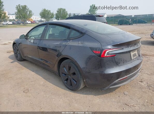 5YJ3E1EB4SF986717 2025 TESLA MODEL 3 Gray Tył lewy