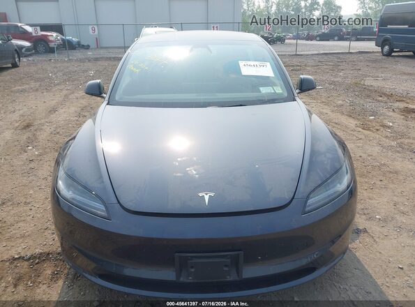 5YJ3E1EB4SF986717 2025 TESLA MODEL 3 Gray Widok zestawu wskaźników