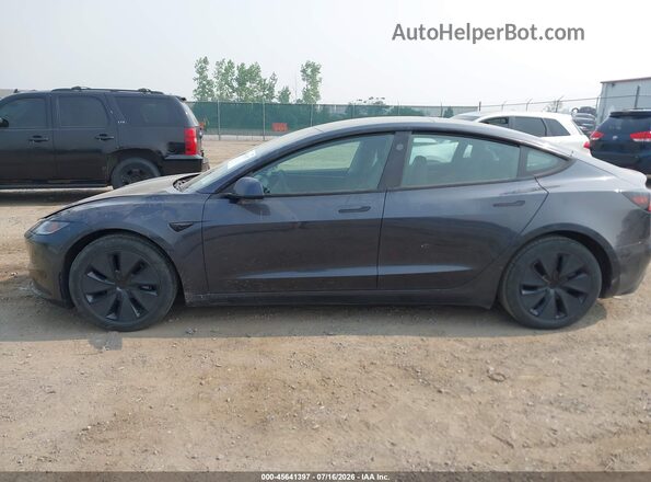 5YJ3E1EB4SF986717 2025 TESLA MODEL 3 Gray Widok wnętrza 360 stopni