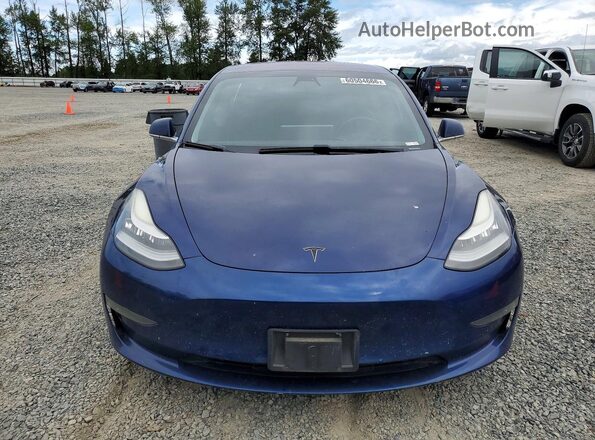 5YJ3E1EB5JF093681 2018 TESLA MODEL Синий Вид спереди