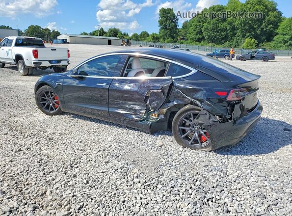 5YJ3E1EB5JF097004 2018 TESLA MODEL Black Հետևի ձախ