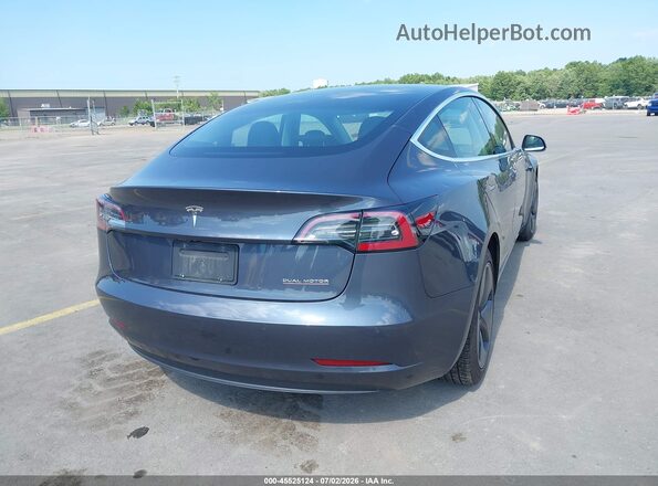 5YJ3E1EB5KF432747 2019 TESLA MODEL 3 Gray უკანა მარჯვენა