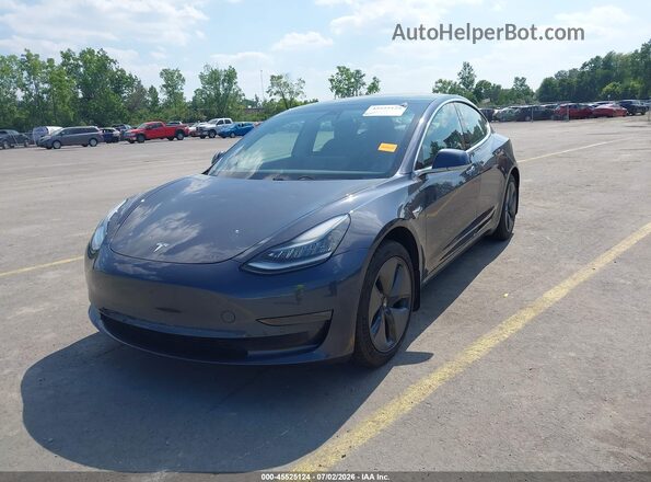 5YJ3E1EB5KF432747 2019 TESLA MODEL 3 Gray წინა მარცხენა ხედი სამი მეოთხედიდან