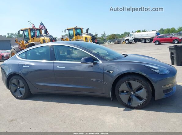 5YJ3E1EB5KF432747 2019 TESLA MODEL 3 Gray უკანა სალონის ხედი