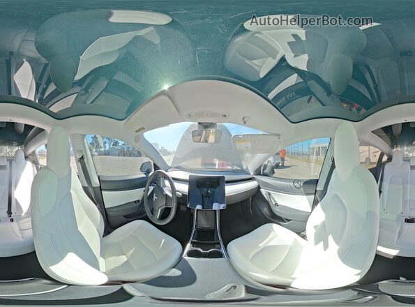 5YJ3E1EB5KF539961 2019 TESLA MODEL Gray VIN կոդի պիտակի տեսք
